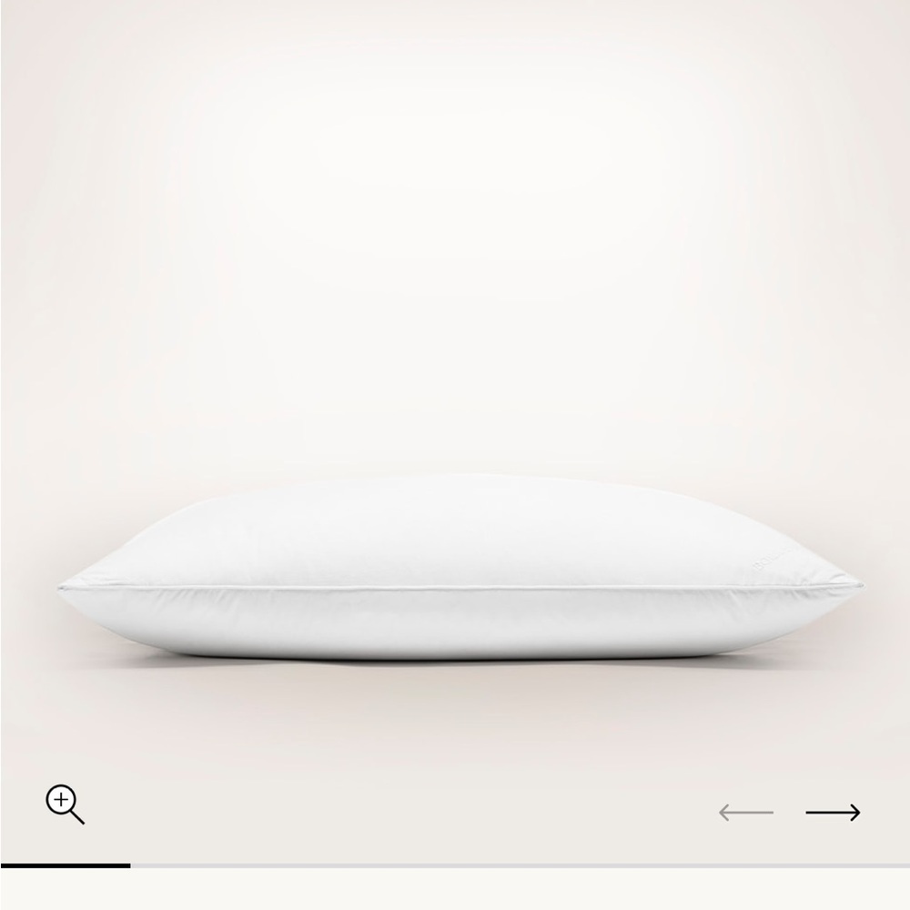 Boll & Branch Down Chamber Pillow Insert King Medium 20x36 NWT Organic Cotton - Picture 3 of 11